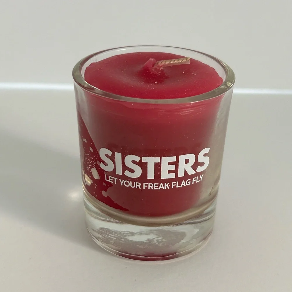 🦋 5/$25 - Sisters (2015) Let Your Freak Flag Fly - Movie Merch Miniature Candle